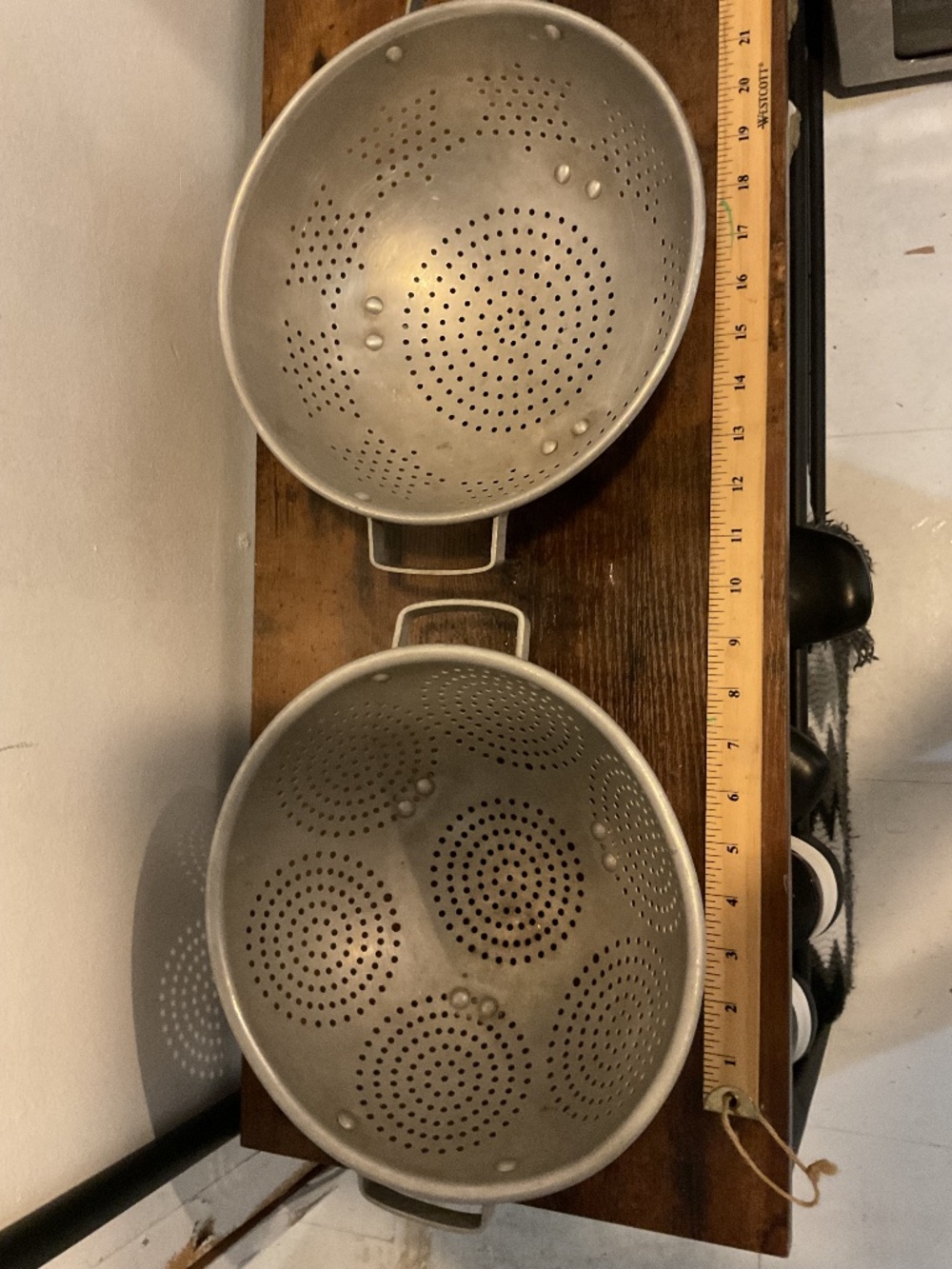 Vintage strainers